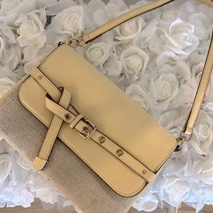 Soft Yellow Anne Klein Handbag